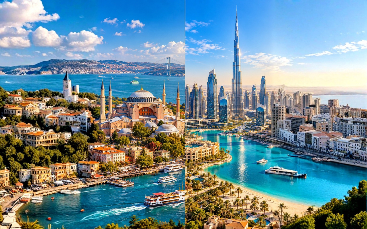Estambul y Dubái